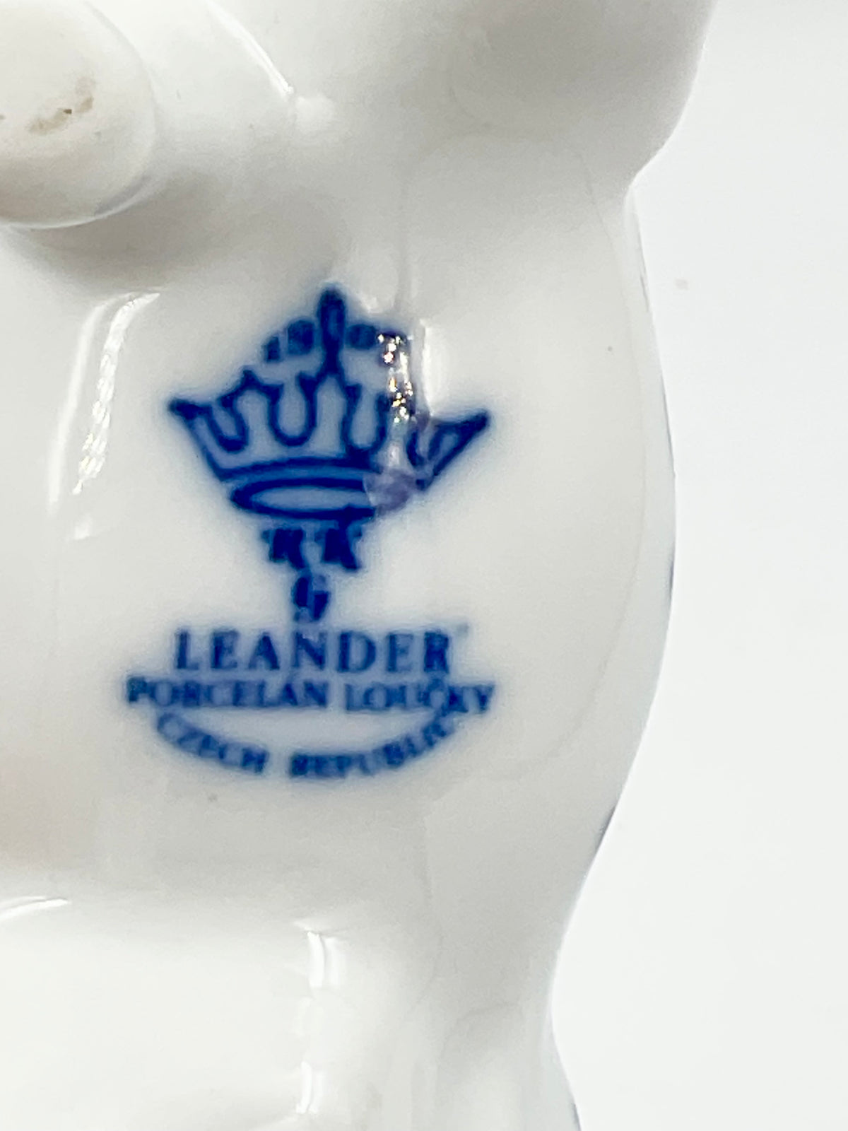 Leander Czech Porcelain Blue Onion Cow Creamer