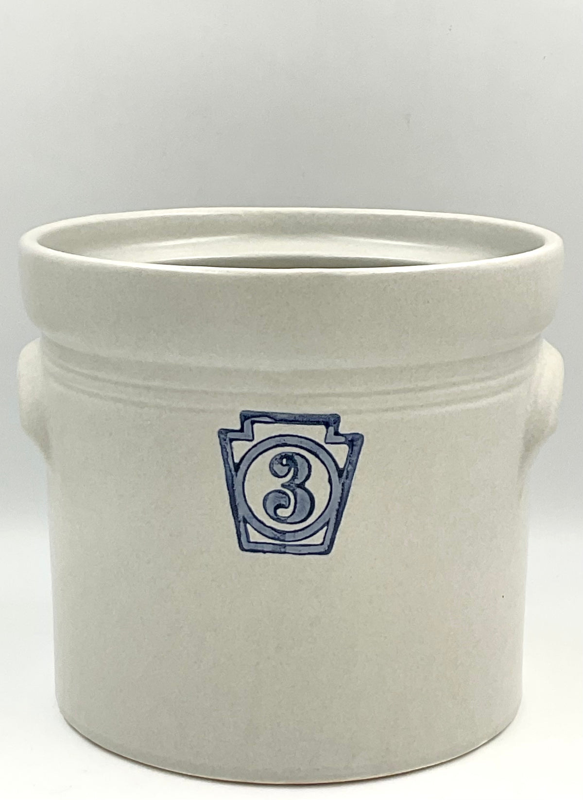 Vintage Pfaltzgraff Yorktowne Keystone #3 Crock | Stoneware Utensil Holder