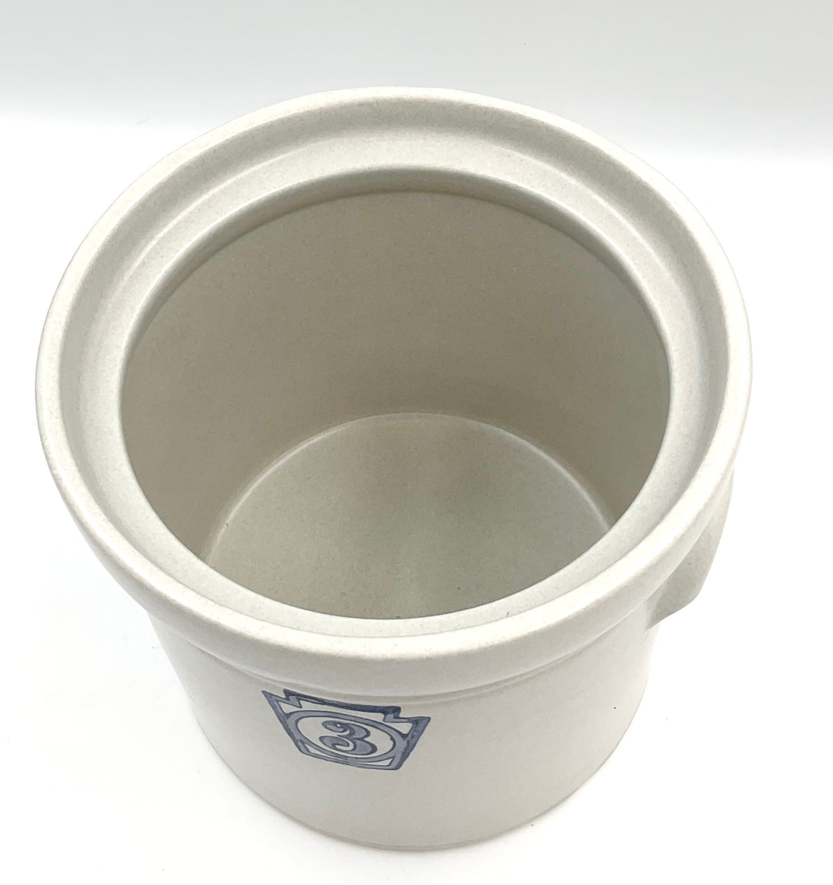 Vintage Pfaltzgraff Yorktowne Keystone #3 Crock | Stoneware Utensil Holder