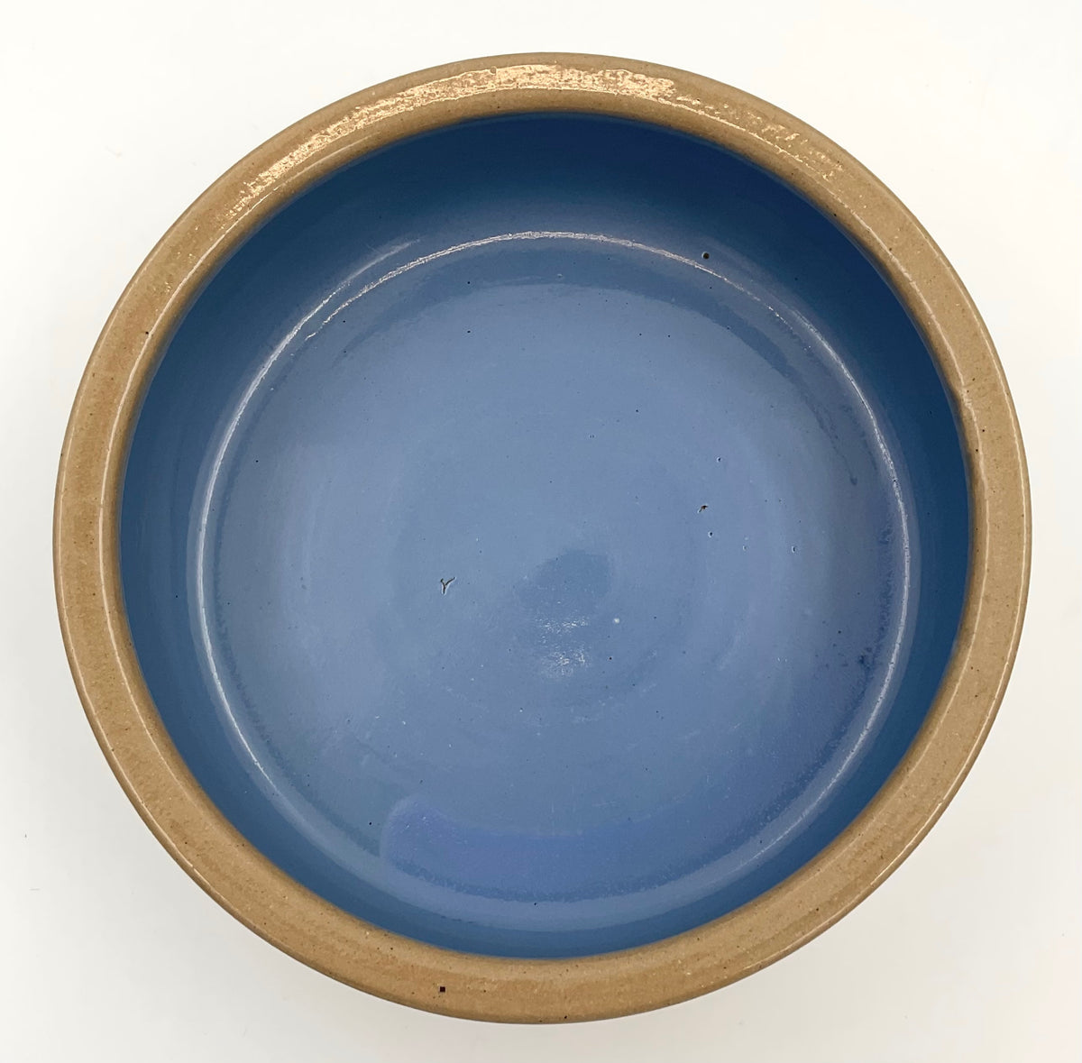Blue Banded Stoneware Bowl | Pet Bowl Style 7.5"