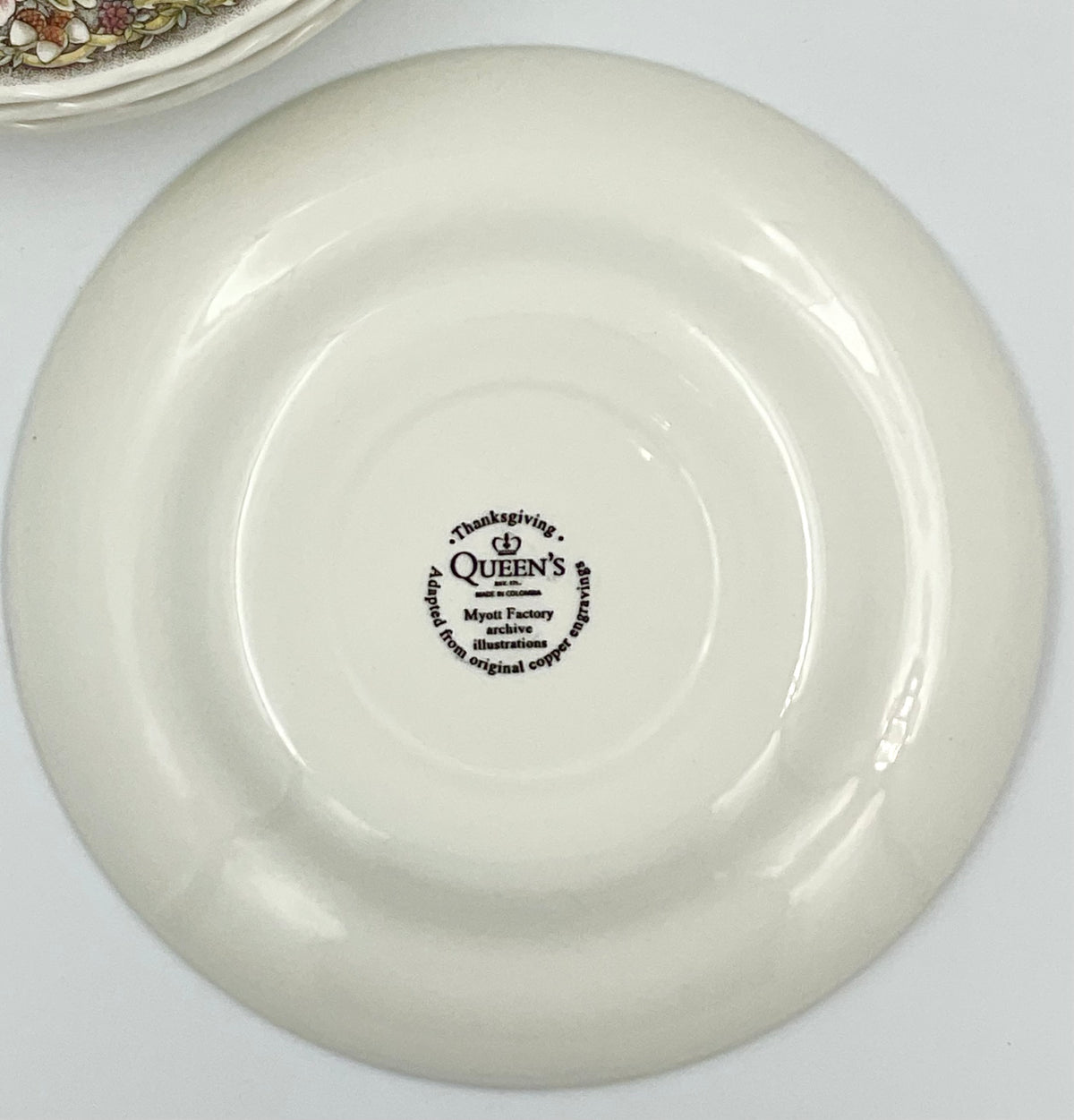 Queen’s Myott Thanksgiving Turkey 8-Inch Salad Plates, Set of 2