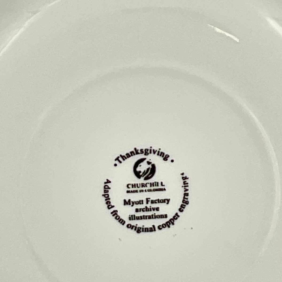 Churchill Thanksgiving Turkey 10-Inch Dinner Plates, Set of 4