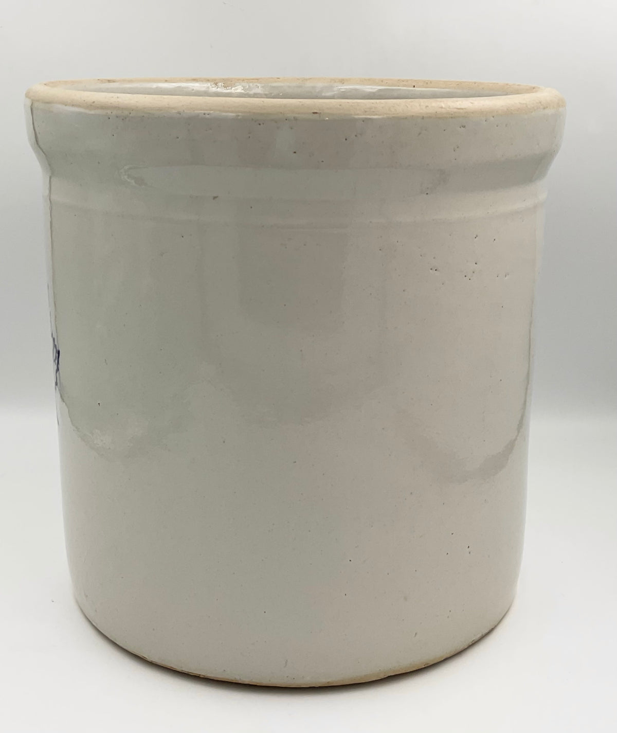 Western Stoneware No. 2 Crock – Cobalt Blue Floral & Maple Leaf