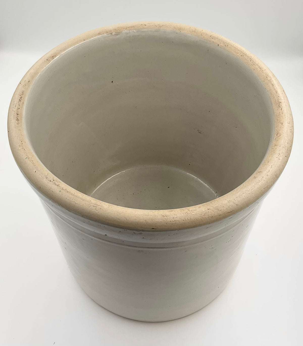 Western Stoneware No. 2 Crock – Cobalt Blue Floral & Maple Leaf