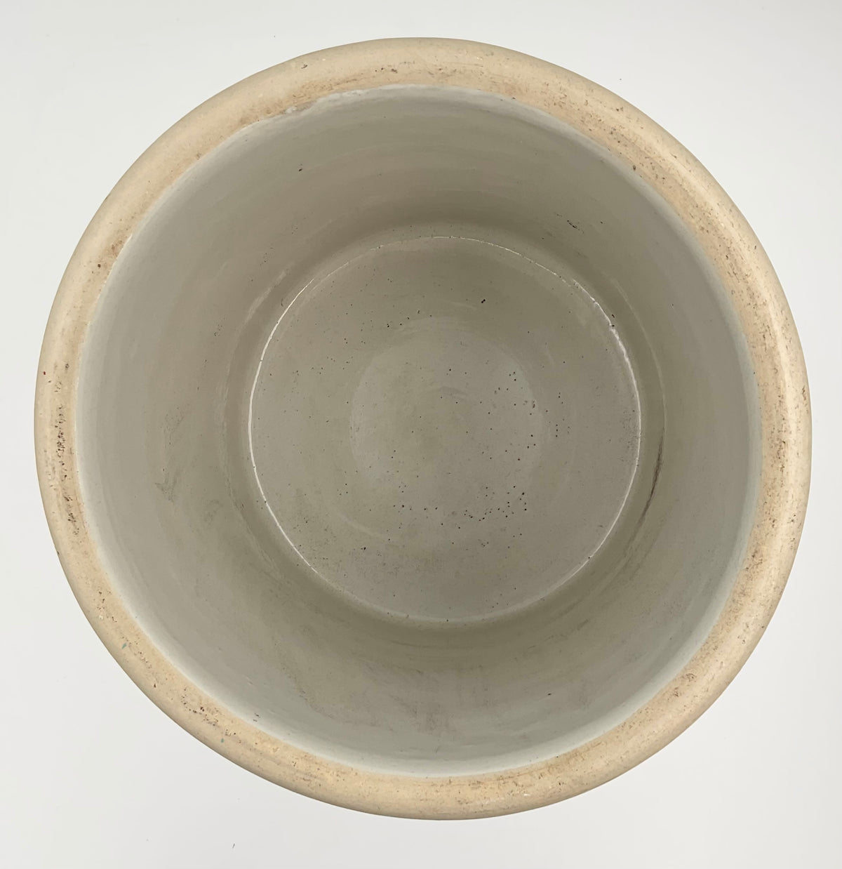 Western Stoneware No. 2 Crock – Cobalt Blue Floral & Maple Leaf