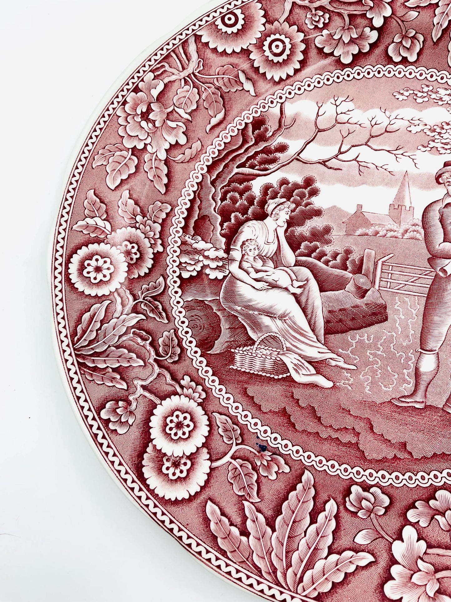 Vintage Spode Georgian Series ‘Woodman’ Archive Collection Plate