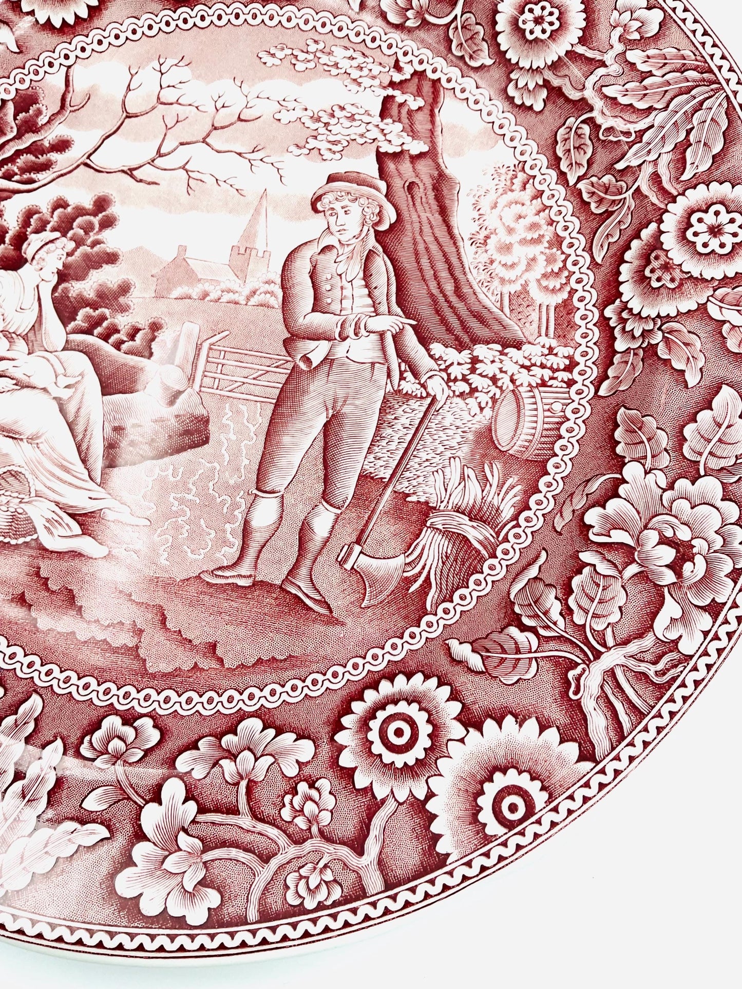 Vintage Spode Georgian Series ‘Woodman’ Archive Collection Plate