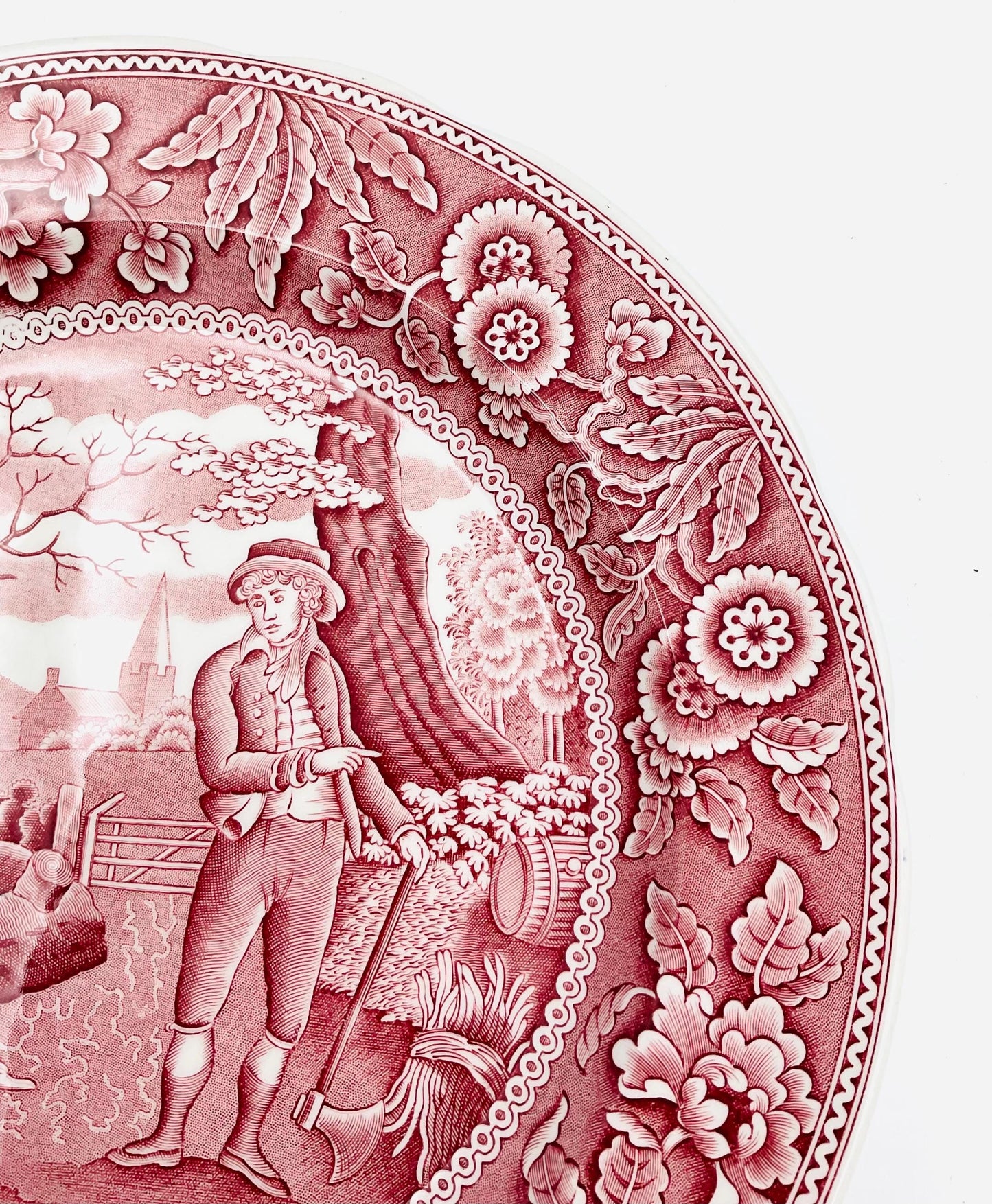 Vintage Spode Georgian Series ‘Woodman’ Archive Collection Plate
