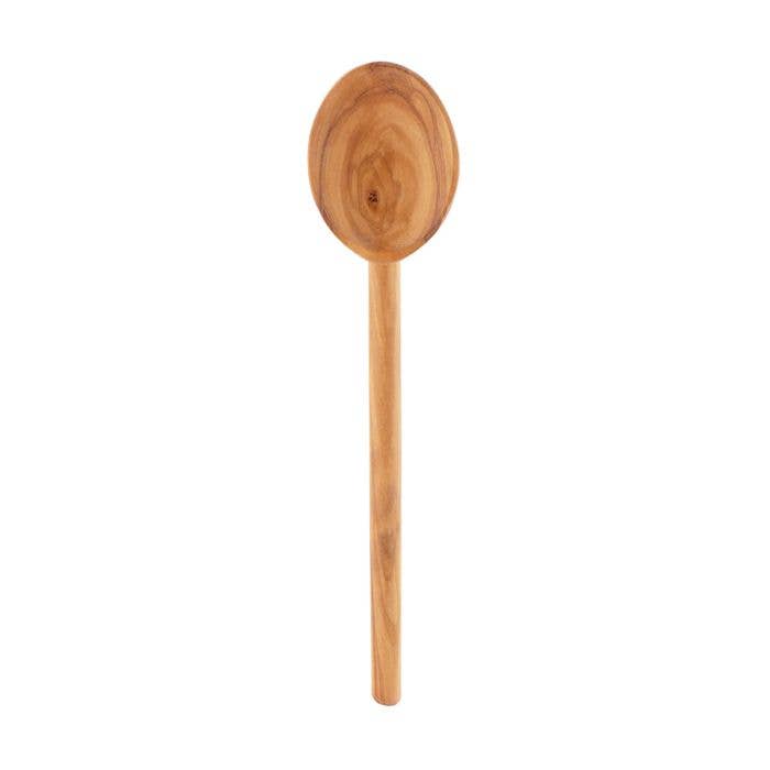 Italian Olive Wood Cooking Spoon, 10 Inch | Eddingtons
