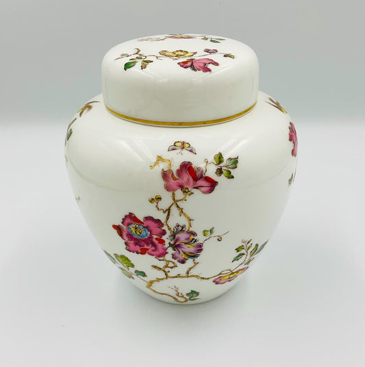Vintage Wedgwood Bone China Swallow Pattern Ginger Jar