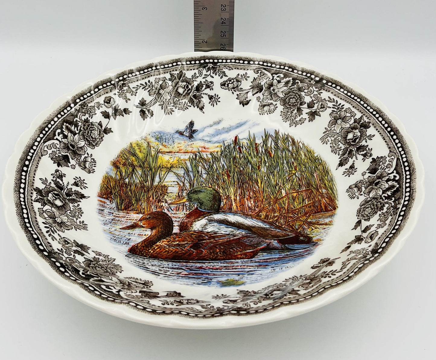 Queen’s Quintessential Game Mallard Duck Serving Bowl - Set of Two